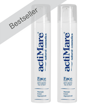 Laden Sie das Bild in den Galerie-Viewer, actiMare Face ANTI AGING Day&amp;Night - 2 x 50ml im Doppelpack
